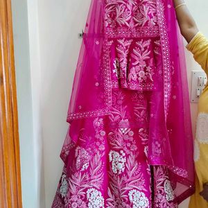 Pink Bridal Lehenga