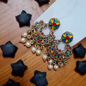 Multi Colored Earrings