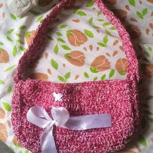 Girls Crochet Bag