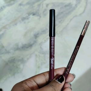 Set Of 2 Lip Liners Burgundy & Purple