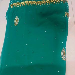 Stone Work Designer Saree