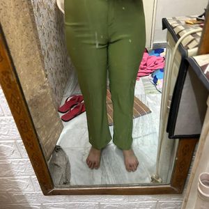 Women Green Trouser