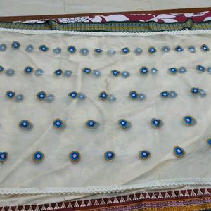 White Dupatta