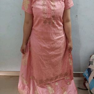 Pink Colour Gown