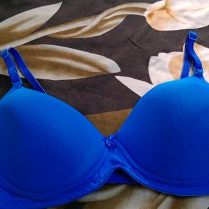 One Blue Padded Bra