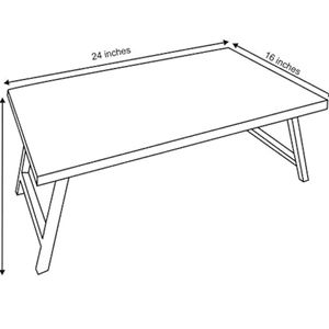 Multipurpose Folding Table With White Board