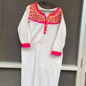 A Beautiful Pure Khadi Cotton Kurta