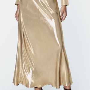 Zara Metallic Skirt