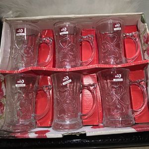 Glass Cups Set Of 6cups Affordable Rate