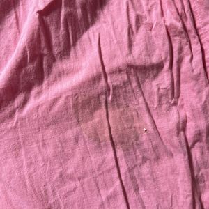 BABY PINK KURTA pAINT DUPATTA SET SUIT