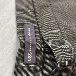 Marks & Spencer’s Grey Checked Formal Trousers