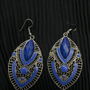 Unique Blue Earings