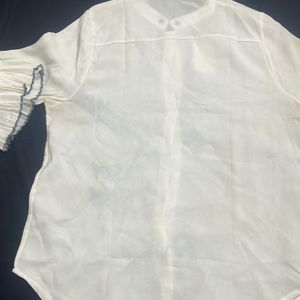 White Korean Shirt - 34/36