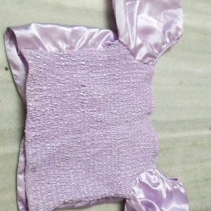 Lavender Crop Top