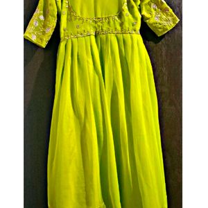 Beautiful Green Anarkali