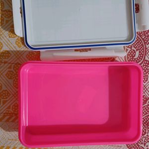 Pink Colour Tiffin Box