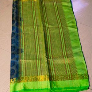 Two Shades Colour Banarasi Silk Saree