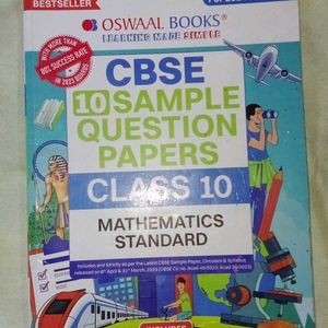 Class10 Oswal CBSE Mathematics Sample Paper