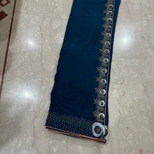 Designer Border Saree