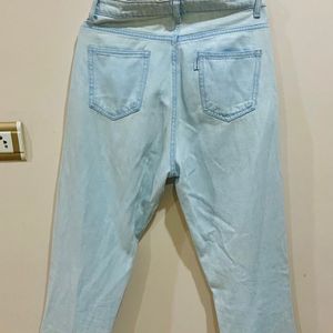 Light Blue Straight Jeans