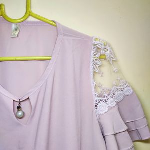 Baby Pink Cute Top