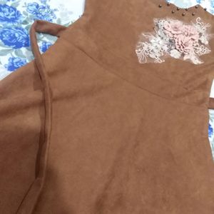 Imported Velvet Brown Gown