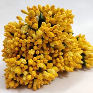 Yellow Artificial flower (4inch, pack of 10 bunch)