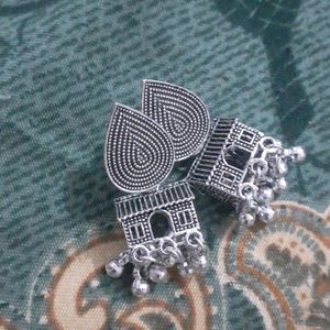 Silver Earrings So Beautiful 😍