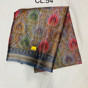 Printed Jute Cotton Jari