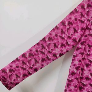 Korean Imported pink floral top