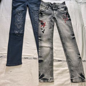 Party Wear Girls Jeans