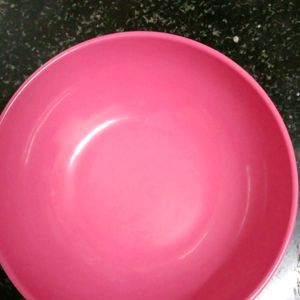 Combo Round Pink & Yellow Bowl For Kitchen