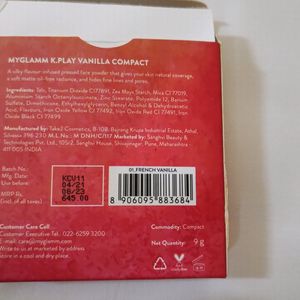 Myglamm K Play Vanilla Compact