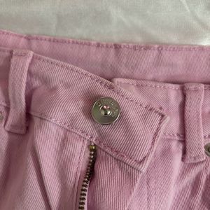 H&M Pink Wide Twill Trousers💗