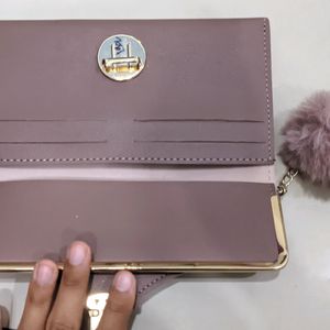 Cute Mauve Clutch Purse