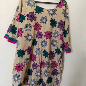 Floral Printed 3xl Kurta Salwaar Set