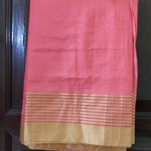 Golden Border Pretty Saree