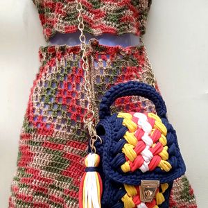 Stunning T-shirt Yarn Sling Bag