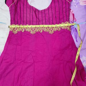 Anarkali Kurthi Set Cotton