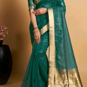 Green Saree