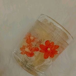 Cute Floral Homemade Gel Candle