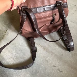 Leather Bag(sling+backpack)