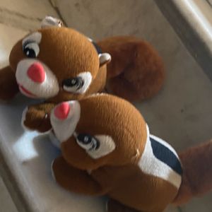 Soft Toy Squirrel Pair