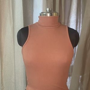 Turtle Neck Tank Top