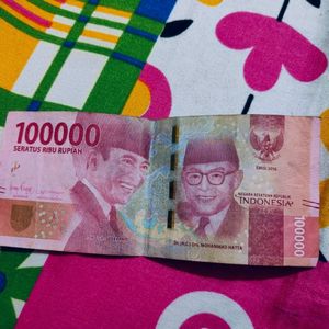 INDONESIA 1LAKH NOTE ORIGINAL