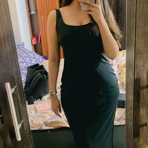 Backless Black Dress