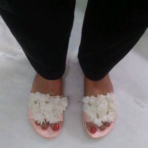 Pink Colour Slippers