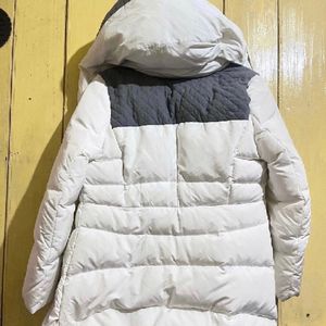 White Puffer Jacket (Feather)