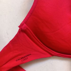 Hot Red Bikini Top