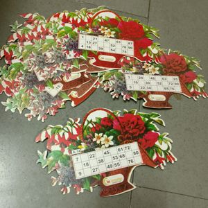 23 Flower Bouquet Housie Tambola Ticket